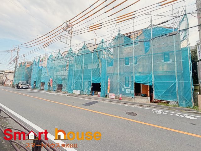 川崎市麻生区王禅寺西　新築７棟　の前面道路含む現地写真