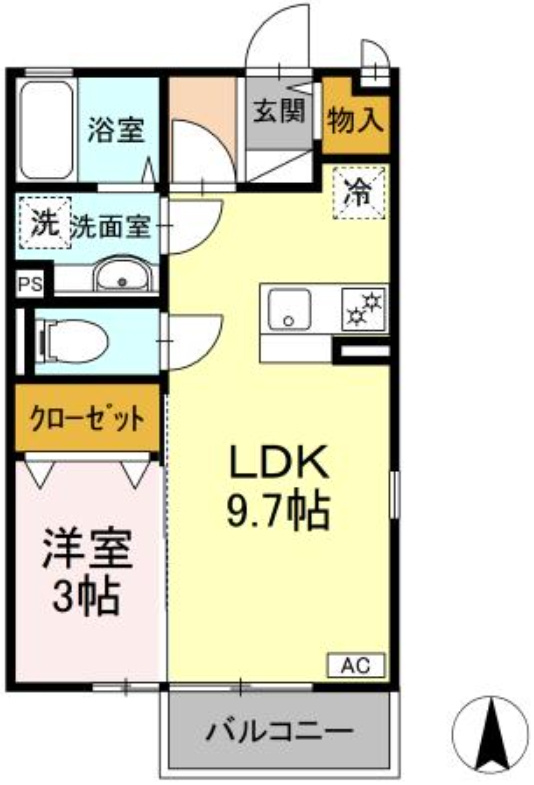 サンクレア3の間取り