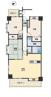 【間取り】 | アーバンコート舟入本町