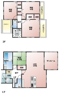 【間取り】 | 広島市安芸区瀬野南町