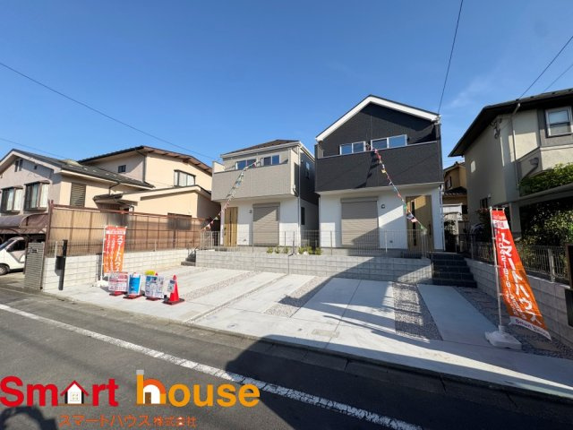 八王子市鹿島2期　新築全2棟の前面道路含む現地写真