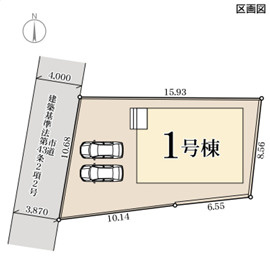 リーブルガーデン福岡市城南区樋井川第十三の区画図