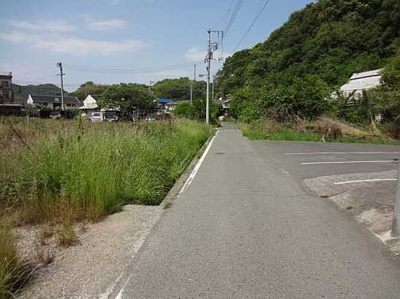 【前面道路含む現地写真】 | 福山市沼隈町大字草深