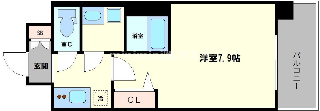レジュールアッシュ福島フィーノの間取り