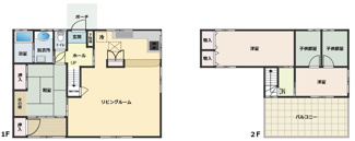 【間取り】 | 安芸郡府中町清水ヶ丘 清水ヶ丘