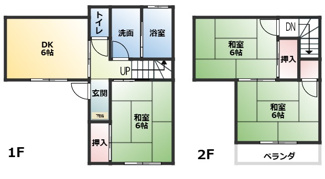 【間取り】 | 安芸郡海田町砂走