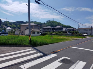 【前面道路含む現地写真】 | 江田島市大柿町飛渡瀬