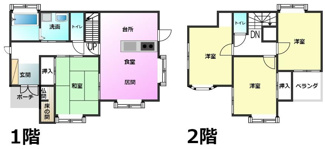 【間取り】 | 東広島市西条町寺家