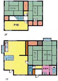 【間取り】 | 大竹市元町3丁目　賃収物件