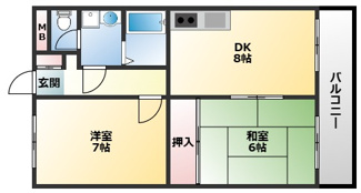 【間取り】 | ロイヤル八尾