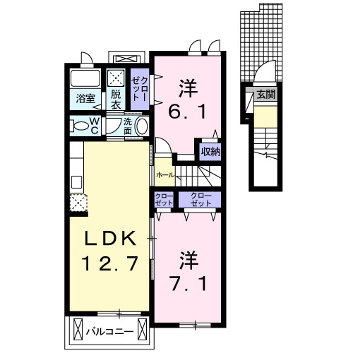 【間取り】 | レジデンス根来