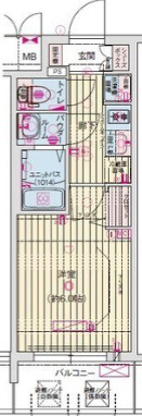 プレサンス塚本ベラビィの間取り