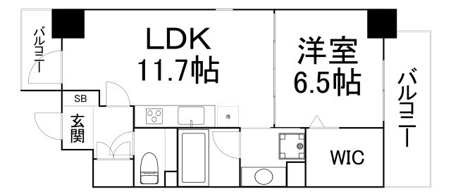 【間取り】 | レジデンス西梅田