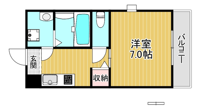 【間取り】 | シャルム千林２番館