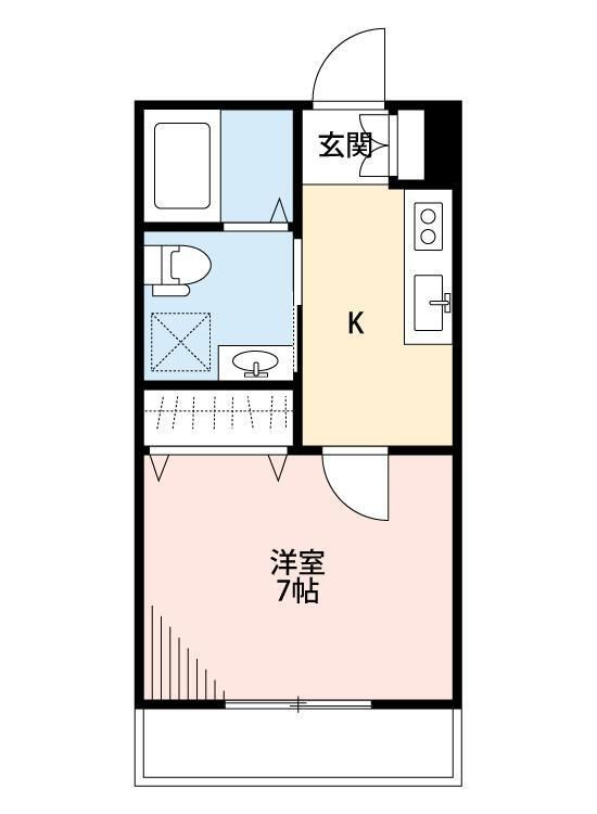 ボヌール北谷の間取り