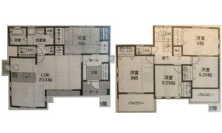 【間取り】 | 広島市安佐南区川内６丁目