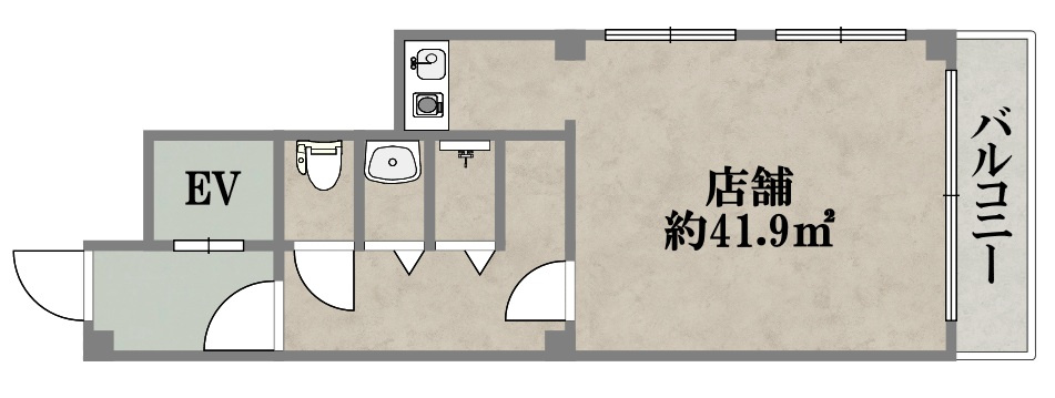 ラグジェリア京町堀の間取り
