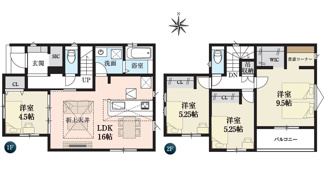 【間取り】 | 広島市西区己斐上２丁目No.1 己斐共立ハイツ