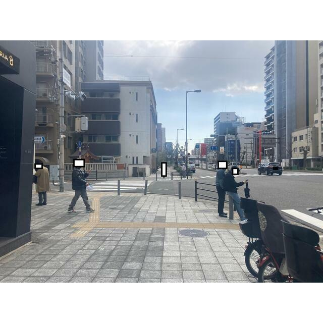大阪市西区南堀江１丁目の店舗事務所の周辺