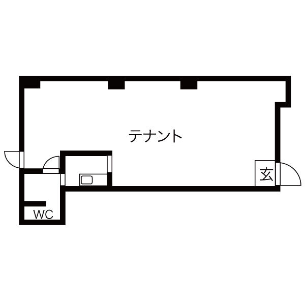 プレイス中川1階の間取り