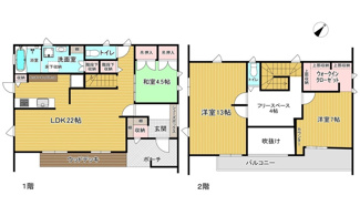 【間取り】 | 広島市安佐南区山本新町５丁目 東亜祇園ニュータウン春日野