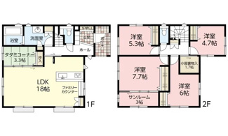 【間取り】 | 広島市安佐南区高取南１丁目No.2