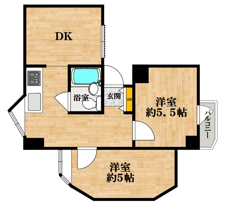 大阪市天王寺区松ケ鼻町の事務所