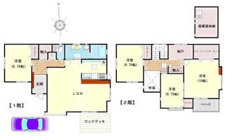 【間取り】 | 広島市南区仁保南１丁目 アメニティタウン仁保南