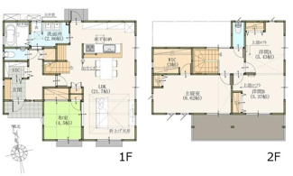 【間取り】 | 広島市安佐北区亀崎４丁目 高陽ニュータウン