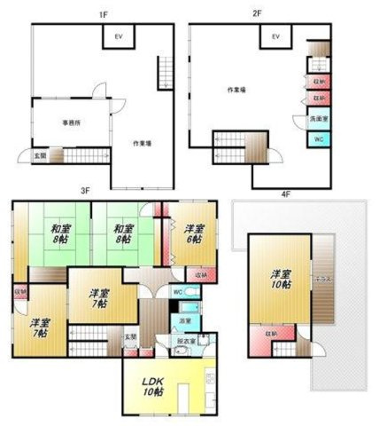 巽西３丁目の間取り