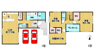 【間取り】 | 広島市安佐南区緑井８丁目