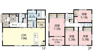 【間取り】 | 安芸郡坂町坂東１丁目