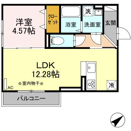リュミエールミナミの間取り