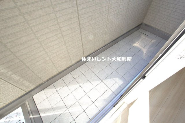 リュミエールミナミのバルコニー