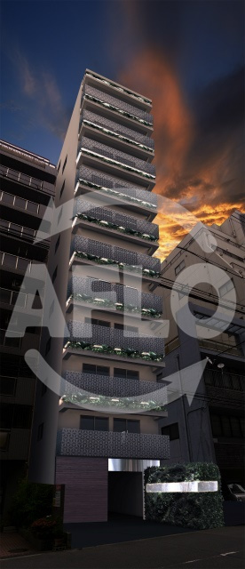 AMBITIOUS鎗屋町の外観パース|AMBITIOUS鎗屋町（アンビシャス鎗屋町）　外観