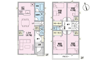 【間取り】 | 広島市佐伯区五日市町大字美鈴園No.3 美鈴園