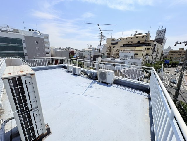 神戸市須磨区宝田町３丁目のバルコニー|屋上のバルコニーからの眺望となります。