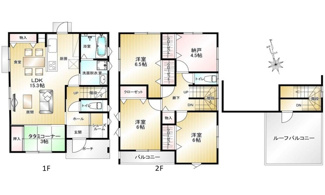 【間取り】 | 広島市佐伯区千同１丁目No.B