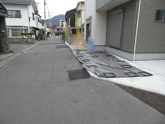 【前面道路含む現地写真】 | 広島市安佐北区落合南１丁目 城ヶ丘No.3