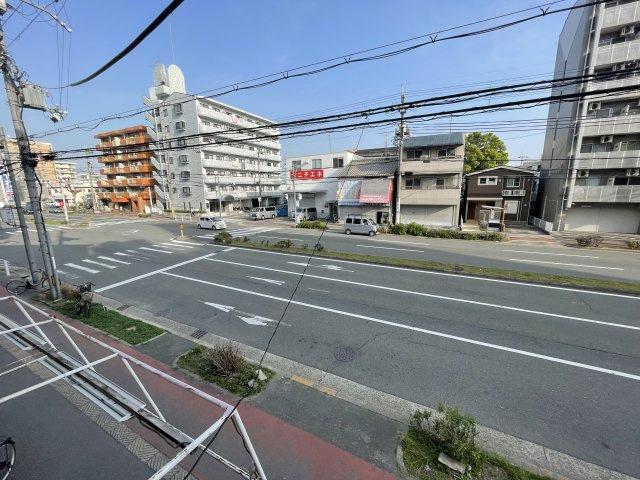 大阪市東淀川区菅原４丁目の倉庫の展望