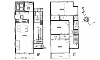 【間取り】 | 広島市安佐北区口田５丁目No.A 売建