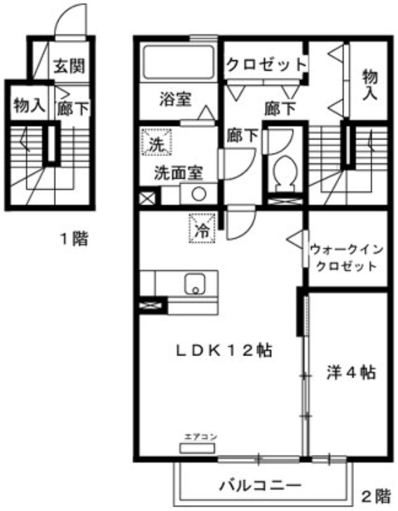 花水木Gの間取り