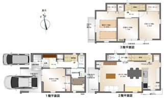 【間取り】 | 広島市南区宇品御幸３丁目