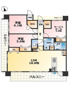 【間取り】 | フローレンス吉島通りプレミアムステージ