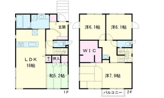 【間取り】 | 広島市安佐南区山本新町５丁目 東亜祇園ニュータウン春日野