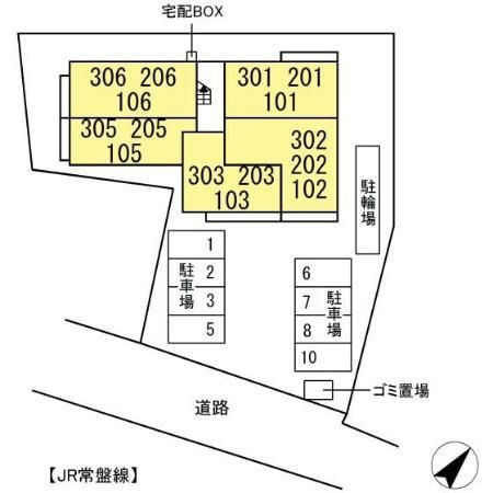 Stella 東平賀の区画図