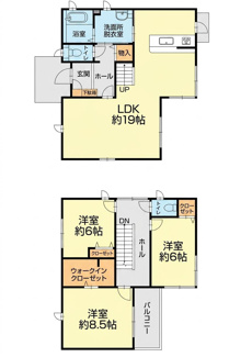 【間取り】 | 広島市安芸区瀬野西２丁目 スカイレールタウン瀬野みどり坂