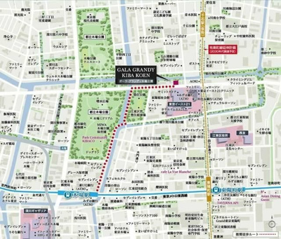 【地図】 | ガーラ・グランディ木場公園