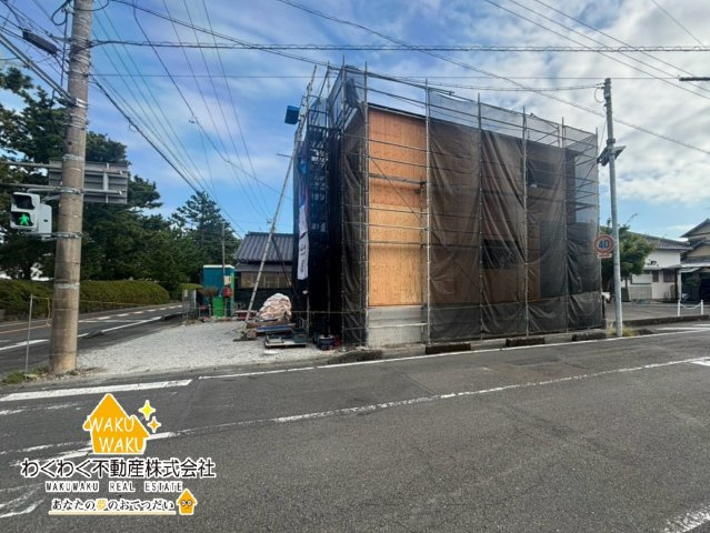 焼津市田尻北　第６／の前面道路含む現地写真|2026年9月初旬撮影