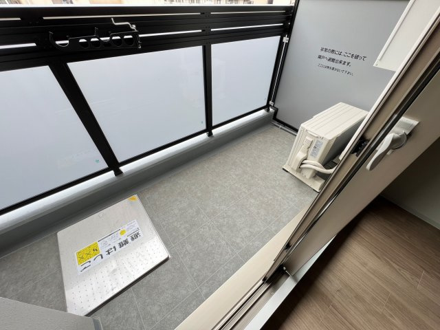 WORVE大阪本町のバルコニー